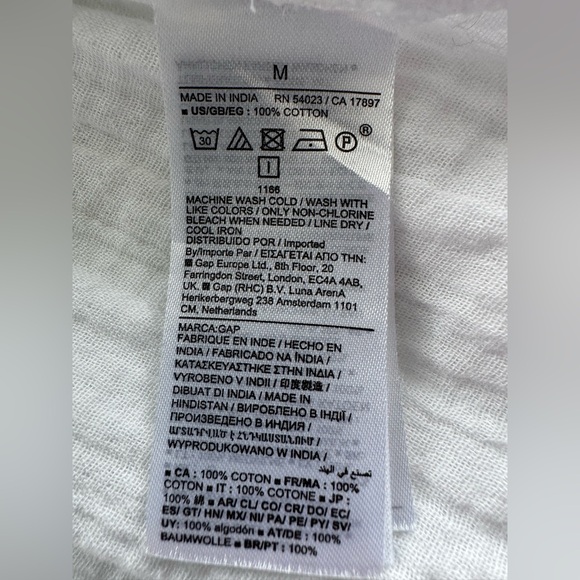 GAP Women's Cotton Gauze Shirt (Size M) - Picture 4 of 4